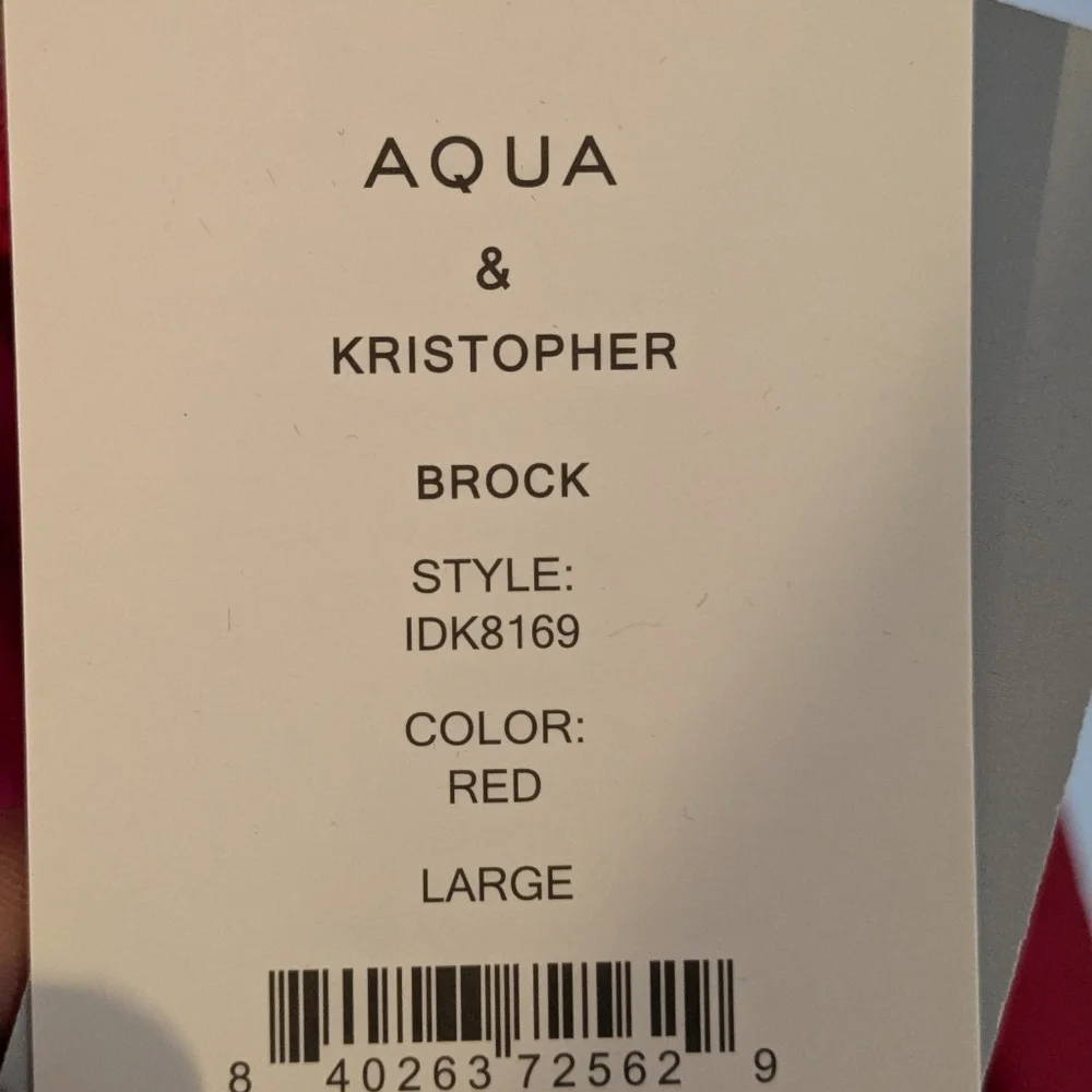 Aqua & Christopher Brock Red Dress Size L - Picture 5 of 7